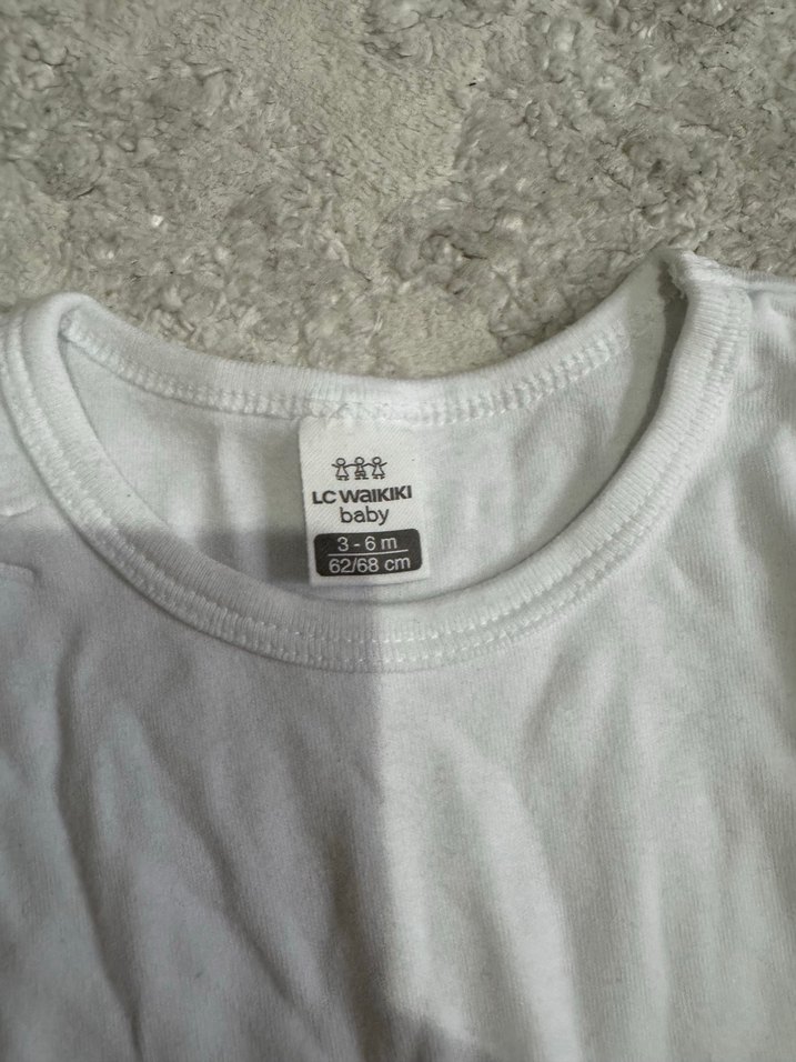 Bebek Beyaz Atlet Body - Görsel 3