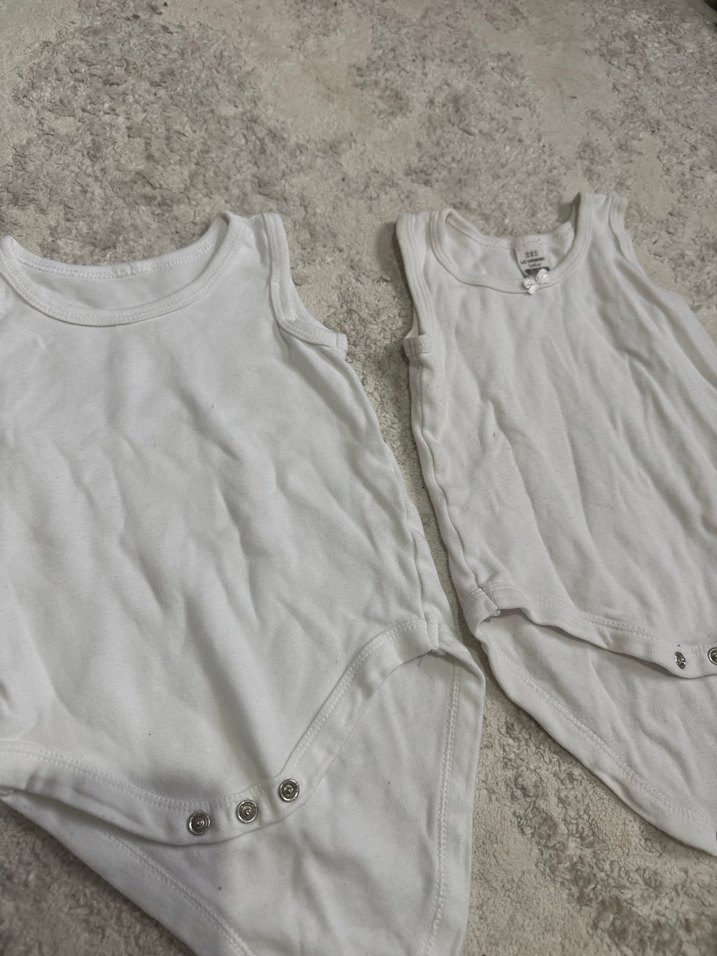 Bebek Beyaz Atlet Body - Görsel 5