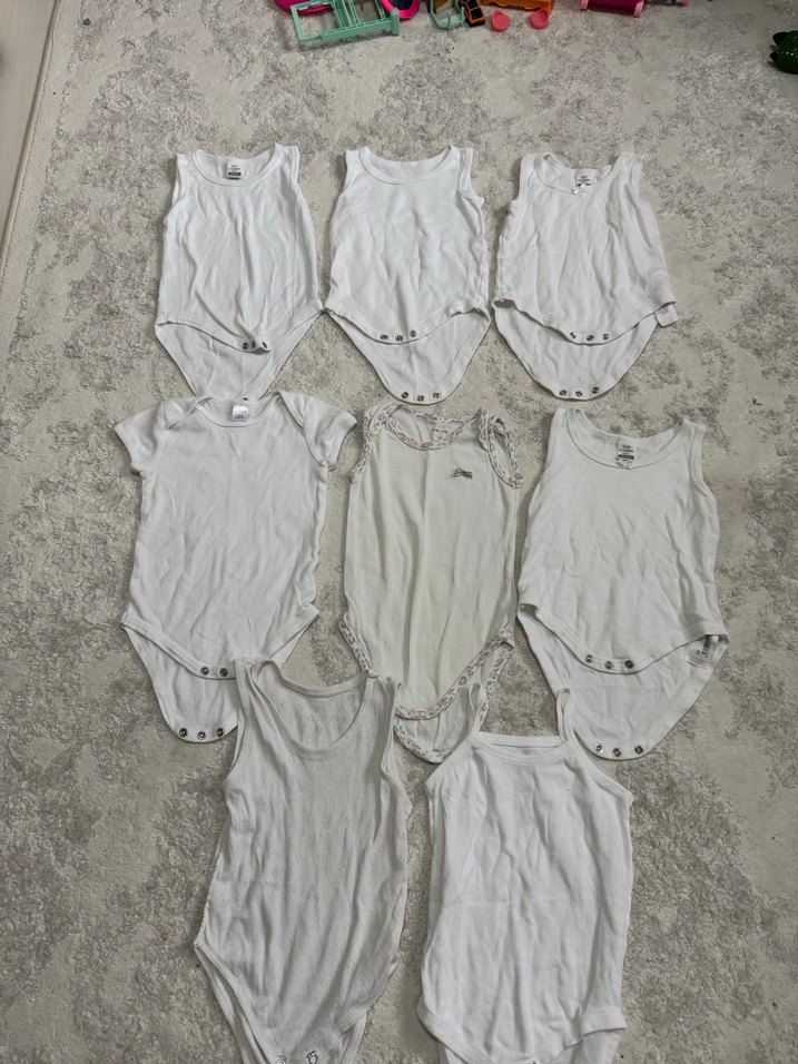 Bebek Beyaz Atlet Body - Görsel 2