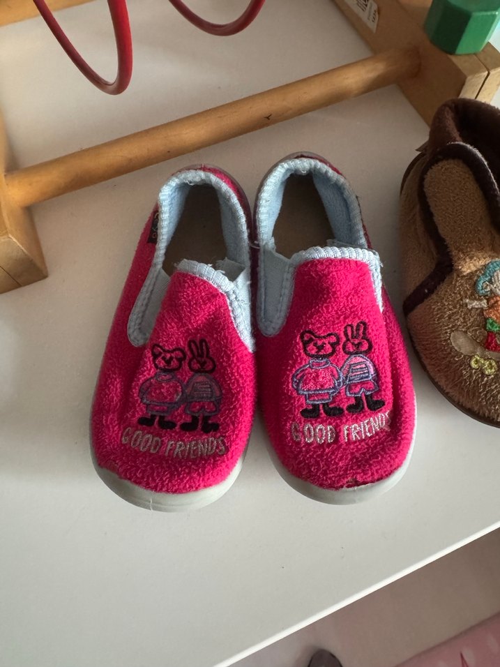 Renkli Nakışlı Sıcak Ev Terlikleri - Görsel 2