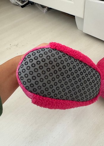 Kız Çocuk Nakışlı Sıcak Terlik - Görsel 4