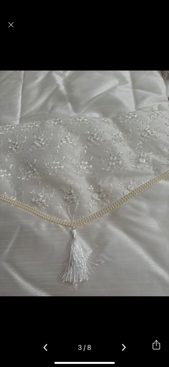 Beyaz Nakışlı Bebek Uyku Seti - Görsel 3