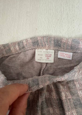 Kızlar için Gri Esnek Bel Denim Pantolon - Görsel 3