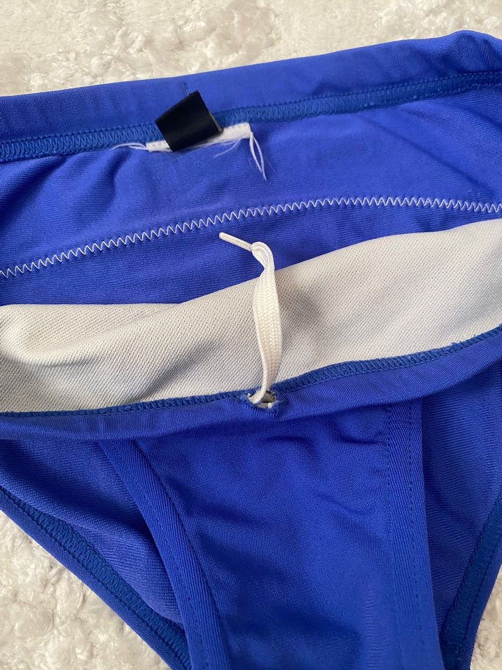 Erkek Çocuk Desenli ve Düz Mavi Mayo - Görsel 5