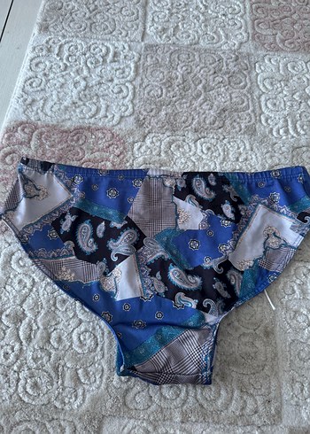 Bohem Tarzı Mavi Desenli Bikini Altı erkek için - Görsel 5