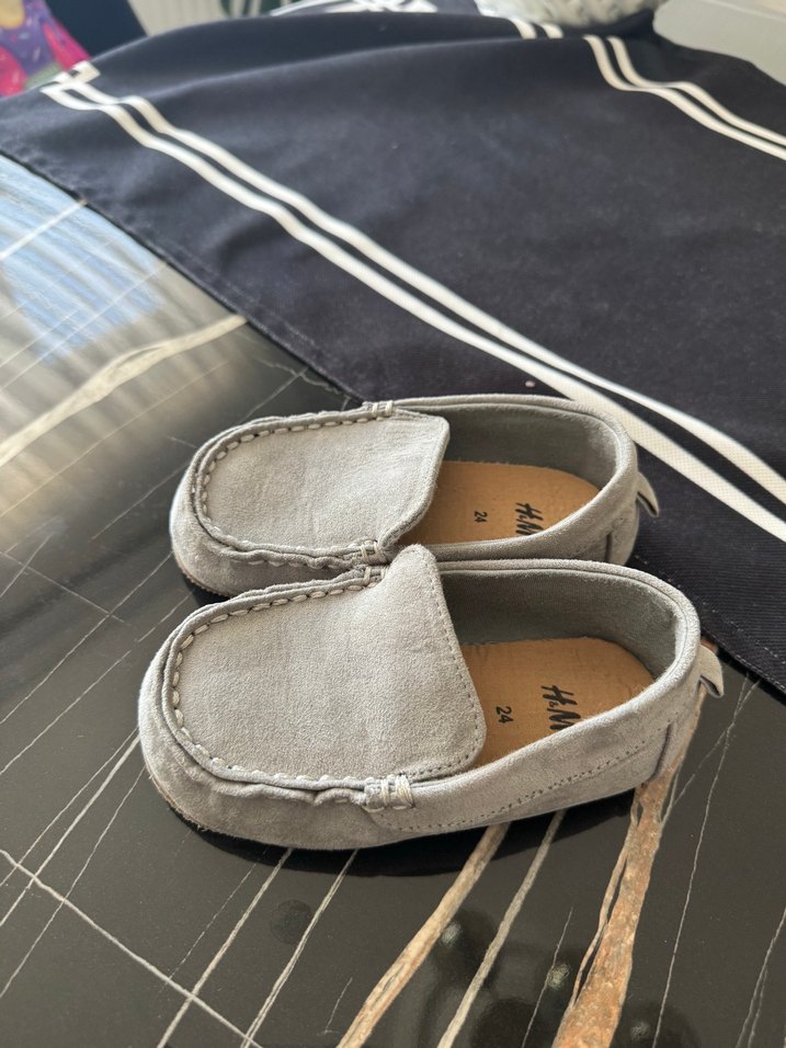 Gri Süet Tokalı Erkek Çocuk Ayakkabısı - Görsel 4