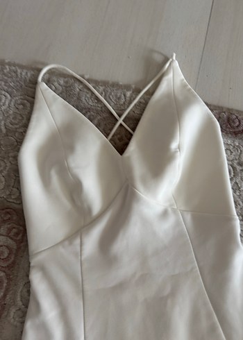 V Yaka Kolsuz Mini abiye - Görsel 3