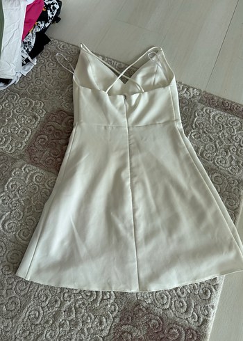 V Yaka Kolsuz Mini abiye - Görsel 5