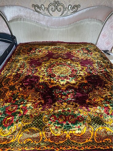 Antica Murrina Antika ipek kadife yatak örtüsü takım