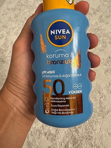 Beden Renk Nivea sun bronzluk ve koruma full doludur