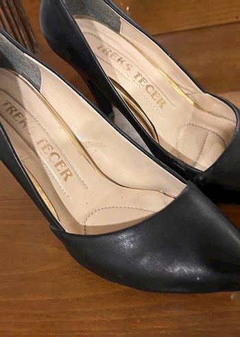 Siyah Tokalı Stiletto Topuklu Kadın Ayakkabı - Görsel 2