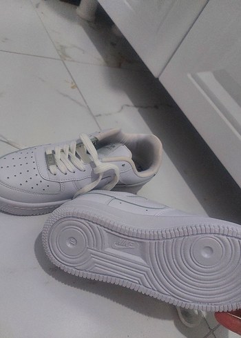 Beyaz unısex spor ayakkabı - Görsel 6