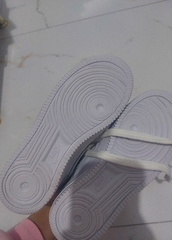 Beyaz unısex spor ayakkabı - Görsel 3