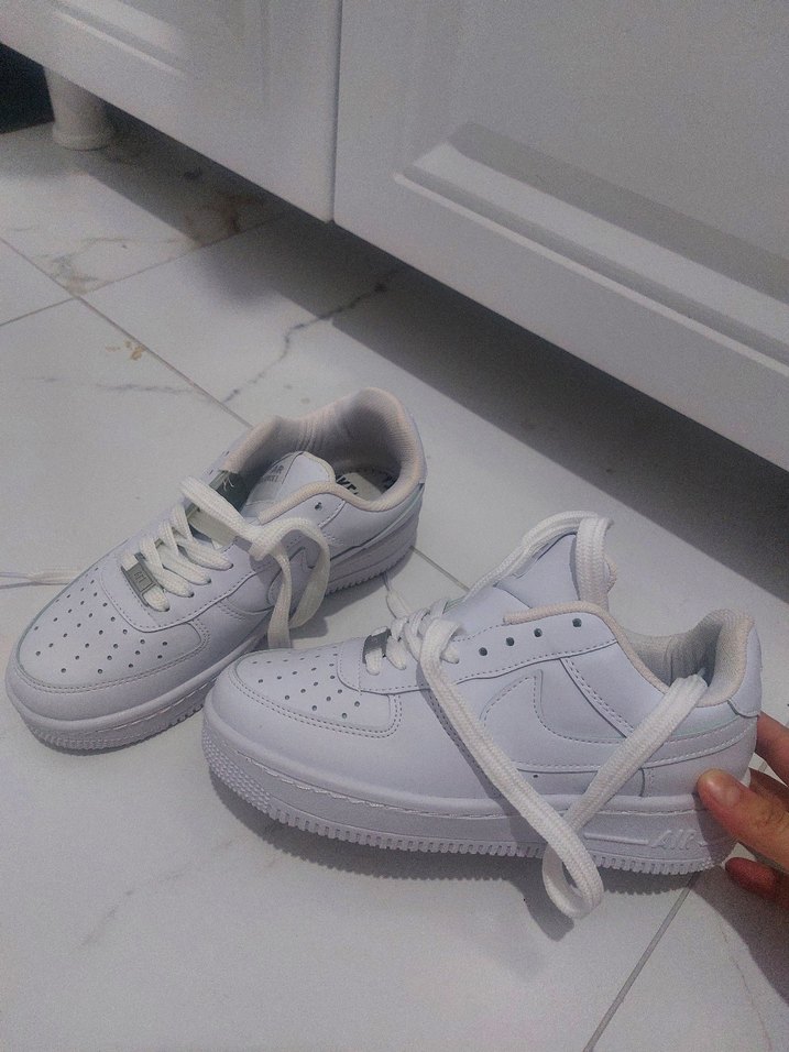 Beyaz unısex spor ayakkabı - Görsel 4