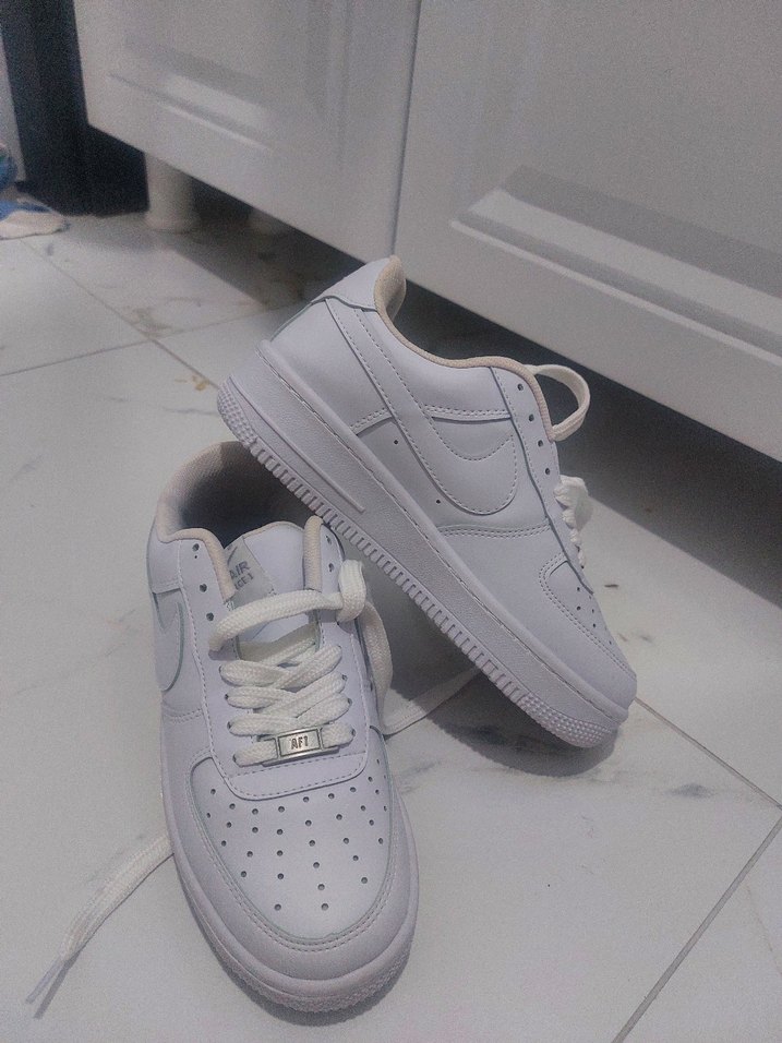 Beyaz unısex spor ayakkabı - Görsel 5