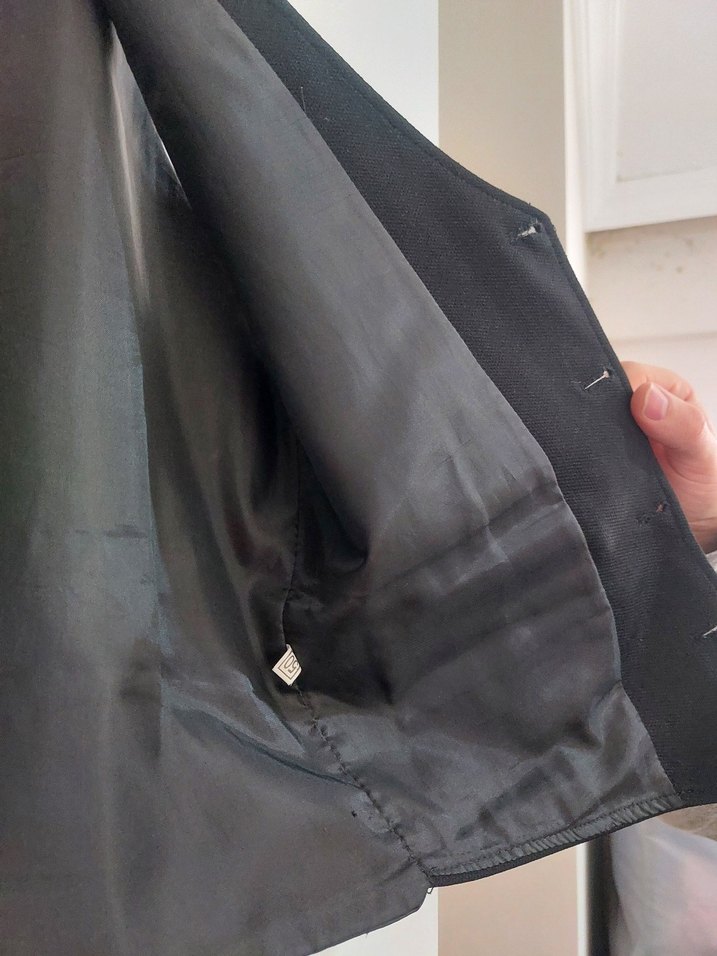 Siyah Düğmeli Erkek Yelek - Görsel 3