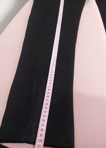 siyah erkek keten tarzı kumaş pantolon - Görsel 7