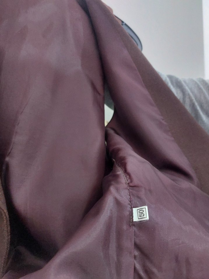 bordo ve kahverengi renge yakın Düğmeli Erkek Yelek - Görsel 4