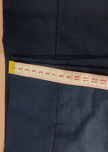 sıfır lacivert kumaş pantolon - Görsel 4