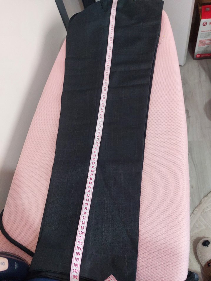 sıfır grimsi desenli erkek kumaş pantolon - Görsel 4