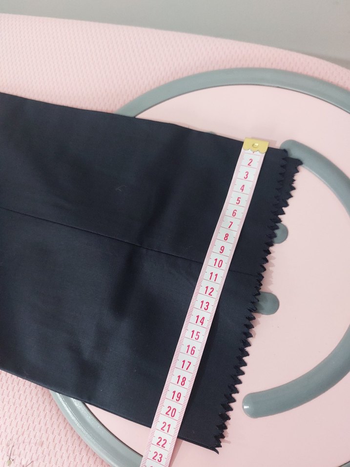 sıfır Düz Siyah kumaş pantolon - Görsel 4