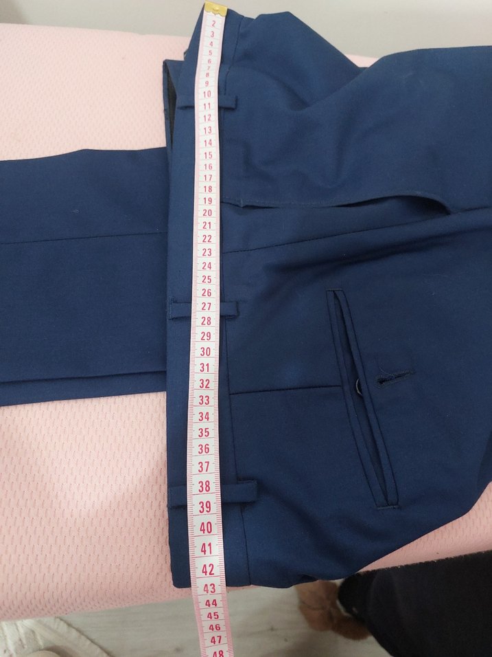 sıfır  Lacivert Erkek Kumaş Pantolon - Görsel 4