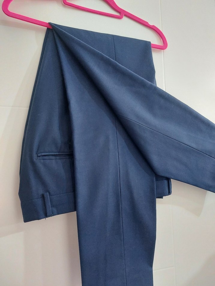 sıfır  Lacivert Erkek Kumaş Pantolon - Görsel 2