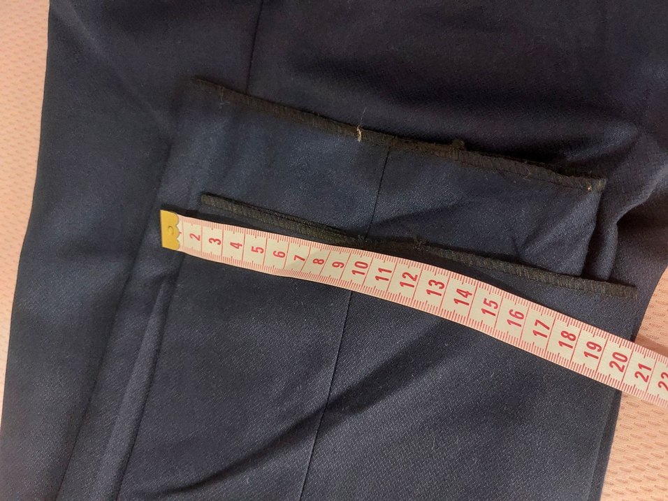 sıfır lacivert kumaş pantolon - Görsel 5