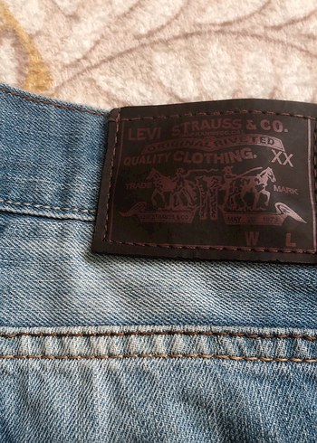 Erkek Mavi Kuşaklı Bol Kesim Denim Pantolon - Görsel 2