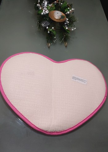 Pembe Kalp Şekilli Banyo paspası - Görsel 2