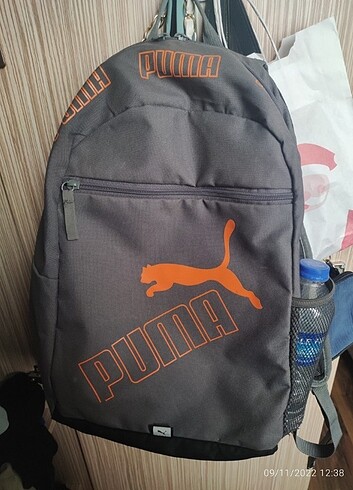 Puma gri okul çantası 