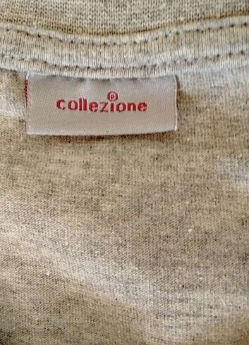 m Beden gri Renk Collezione erkek t-shirt m beden