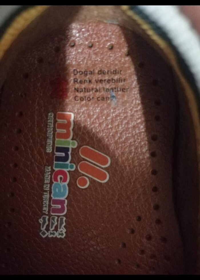 Erkek Çocuk Deri Babet Ayakkabı - Görsel 3