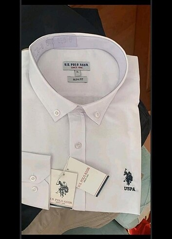 1 tane m beden beyaz gomlek us polo assn