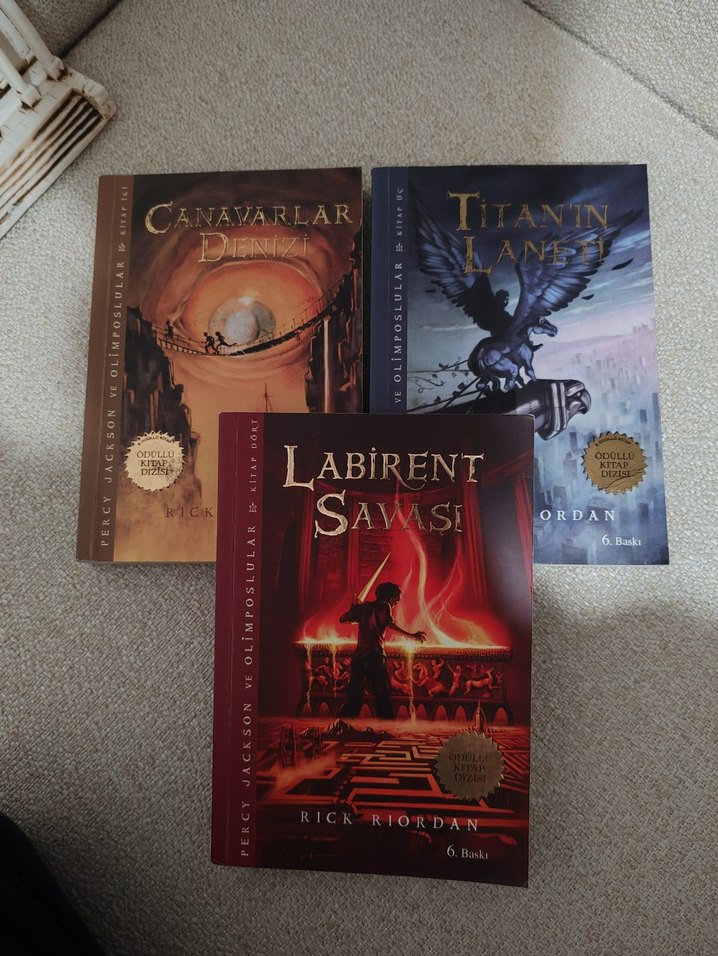 Rick Riordan 3 Kitap Seti: Labirent Savaşı Serisi - Görsel 2