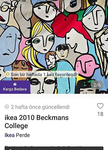 Beden çeşitli Renk Ikea perde