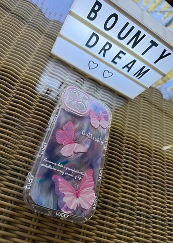 Kelebek desenli iPhone 15 Telefon Kılıfı - Görsel 2