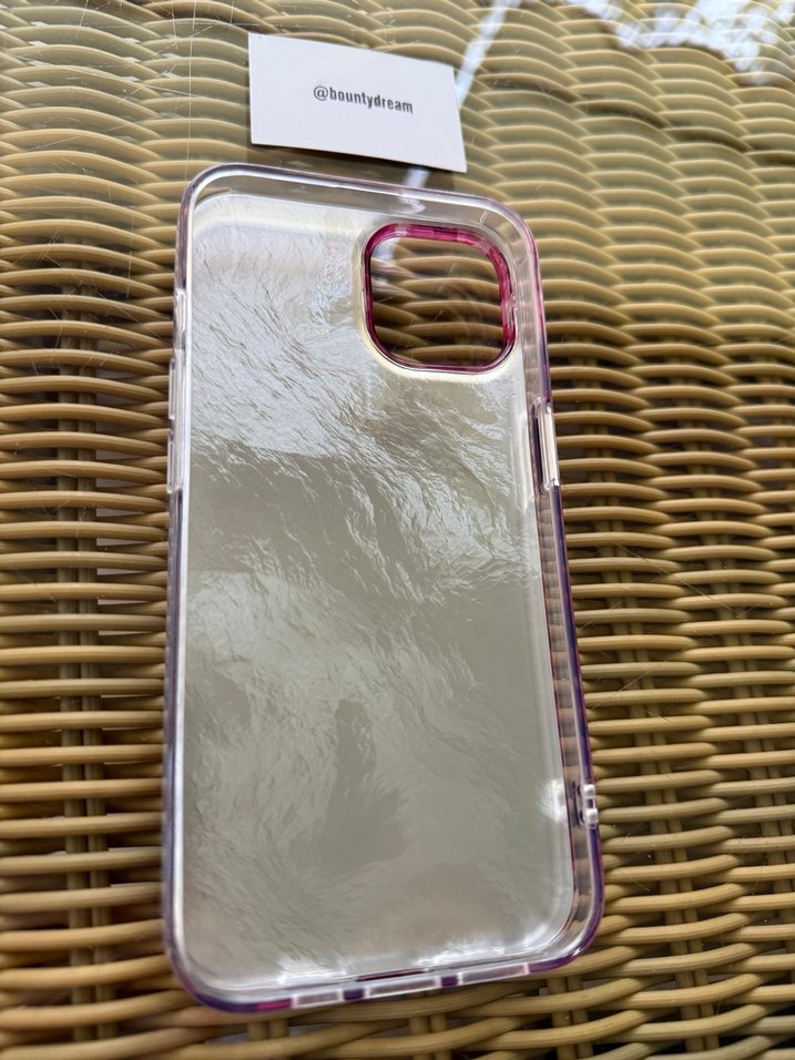 Parlak Pembe Leopar desenli iPhone 13/14 Telefon Kılıfı - Görsel 4