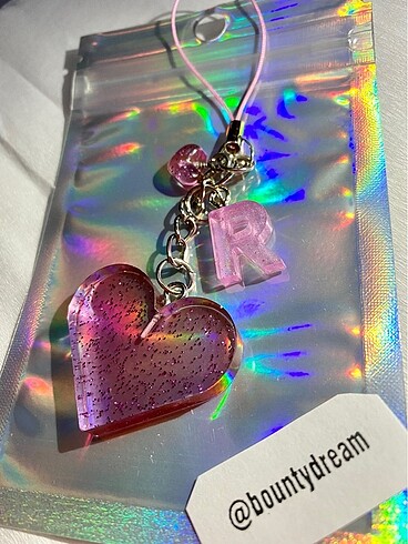 Epoksi Telefon Askısı Charm Süs