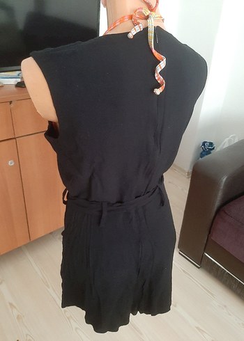 Siyah şortlu tulum - Görsel 5