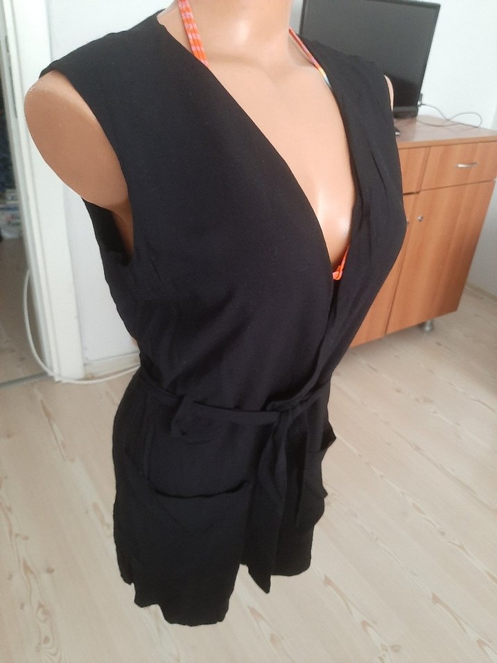 Siyah şortlu tulum - Görsel 2