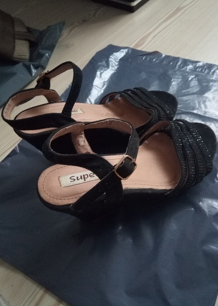 Kadın süet ayakkabı  - Görsel 2