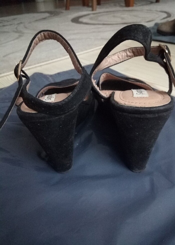 Kadın süet ayakkabı  - Görsel 3