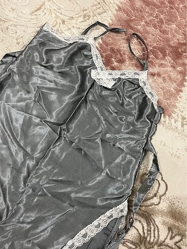 FANTAZİ SATEN GECELİK - Görsel 3