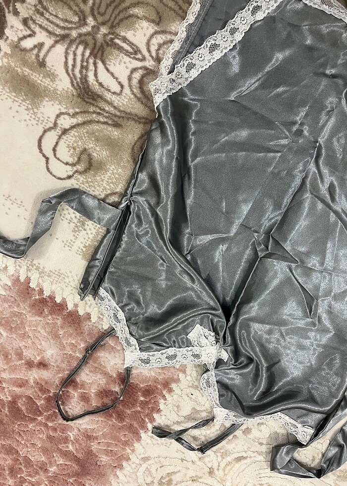 FANTAZİ SATEN GECELİK - Görsel 5