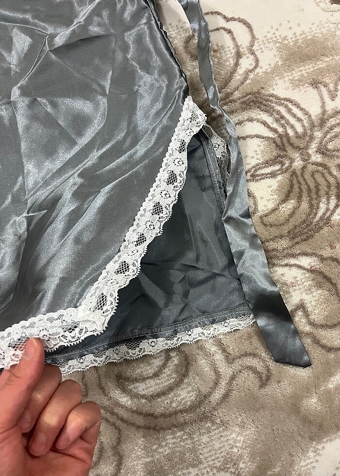 FANTAZİ SATEN GECELİK - Görsel 2