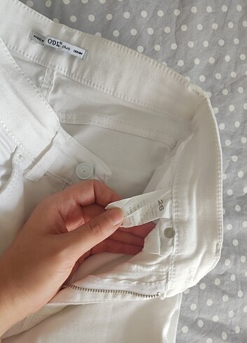 BEYAZ KADIN PANTOLON  - Görsel 5