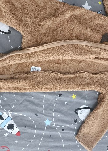 Kahverengi Kürklü Bebek Erkek Tulumu / ASTRONOT TULUM PELUŞTULUM - Görsel 5