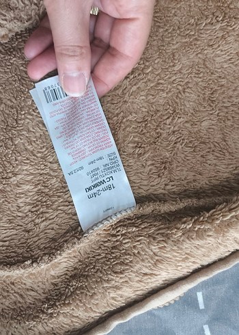 Kahverengi Kürklü Bebek Erkek Tulumu / ASTRONOT TULUM PELUŞTULUM - Görsel 6