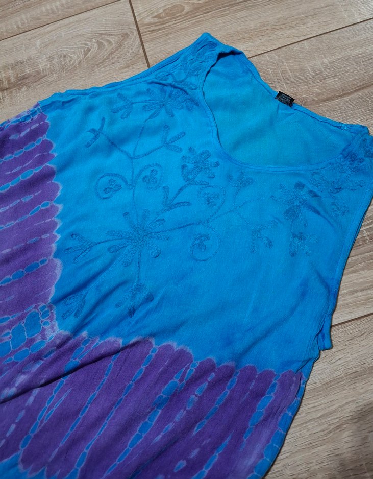 Renkli Batik Desenli Pareo - Görsel 3